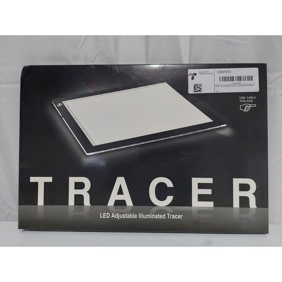 NXENTC A4 LED Light Pad Tracer Lightbox Adjustable Brightness USB Powered - Picture 1 of 2